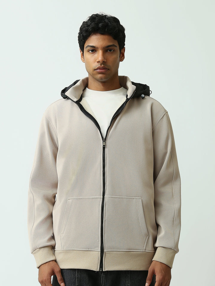 Sweatshirt Zippé Homme à Capuche – Style Casual Moderne - SWS26WZPK26422TM1