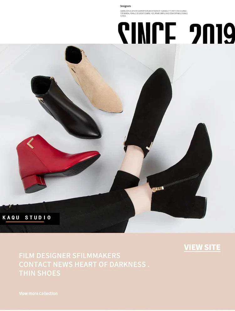 Winter Shoes Women Boots Fashion Waterproof Booties Plus Size Comfortable Soft Bottom Female Platform Shoes Black Botas De Mujer MU Group