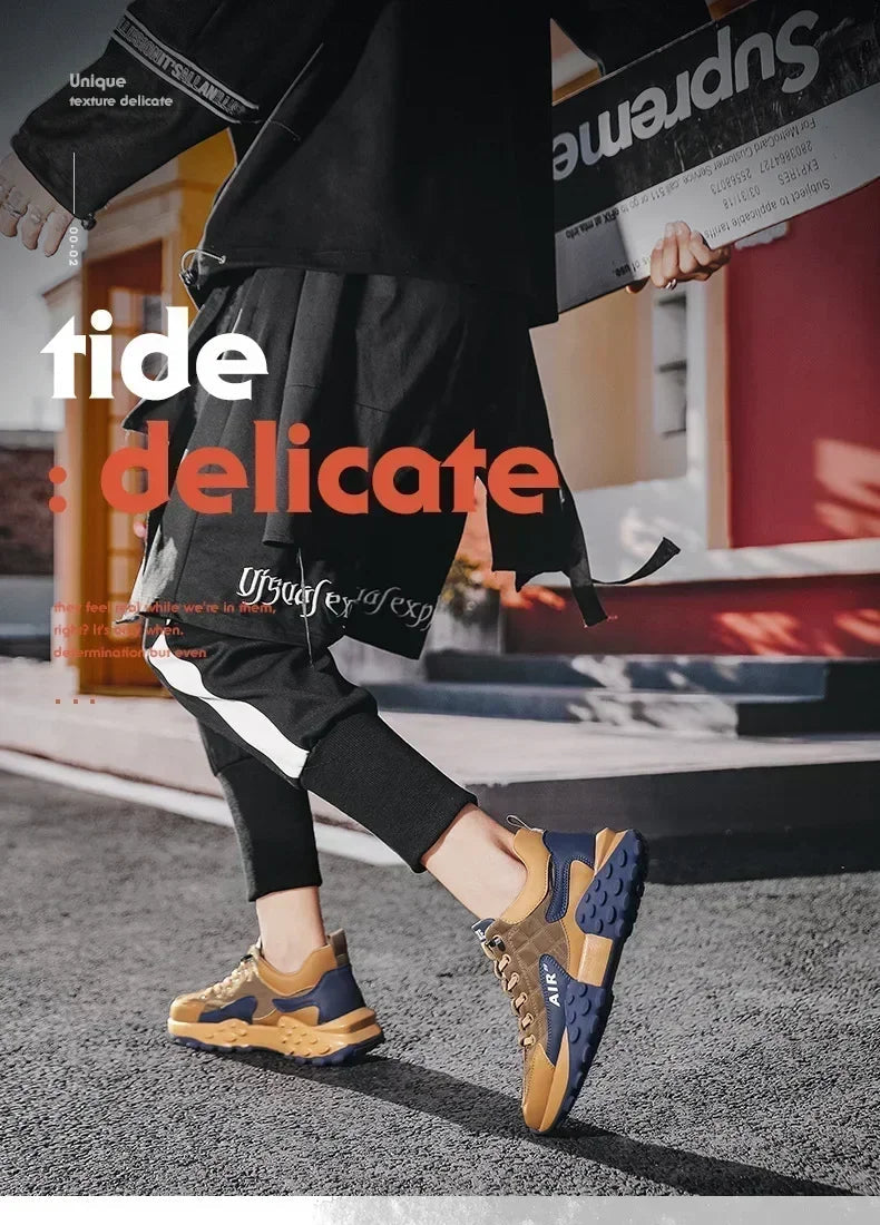 2025 New Men's Casual Shoes Men's Shoes Platform Men's Sneakers Plus Size 43 44 Popular Sapatos Masculine Shoes MU Group