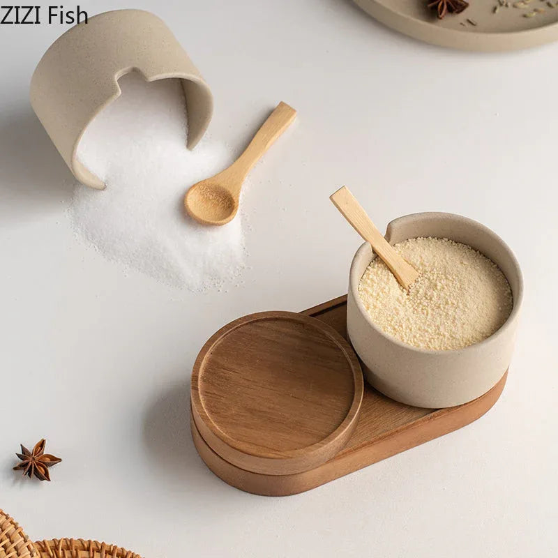 Set de Pots à Épices Japonais en Céramique - Justyol