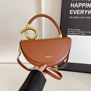 Sac Épaule Femme Rétro – Sac Bandoulière Élégant à Couleur Unie