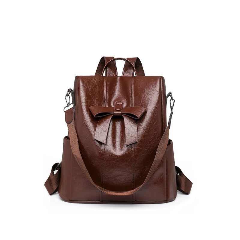 Sac à Dos Antivol 2025 – Sac à Dos en Cuir Souple, Sac à Dos Retro Fashion Version Coréenne, Grande Capacité