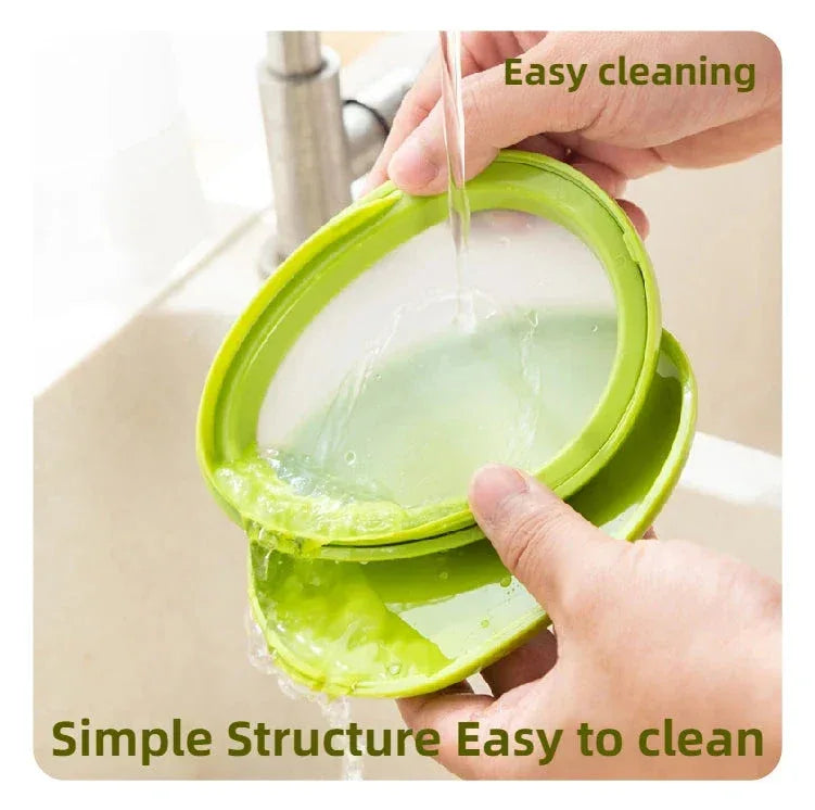 Boîte de Rangement Silicone Joie – Contenant Fraîcheur pour Fruits et Légumes, Anti-Oxydation, Étanchéité