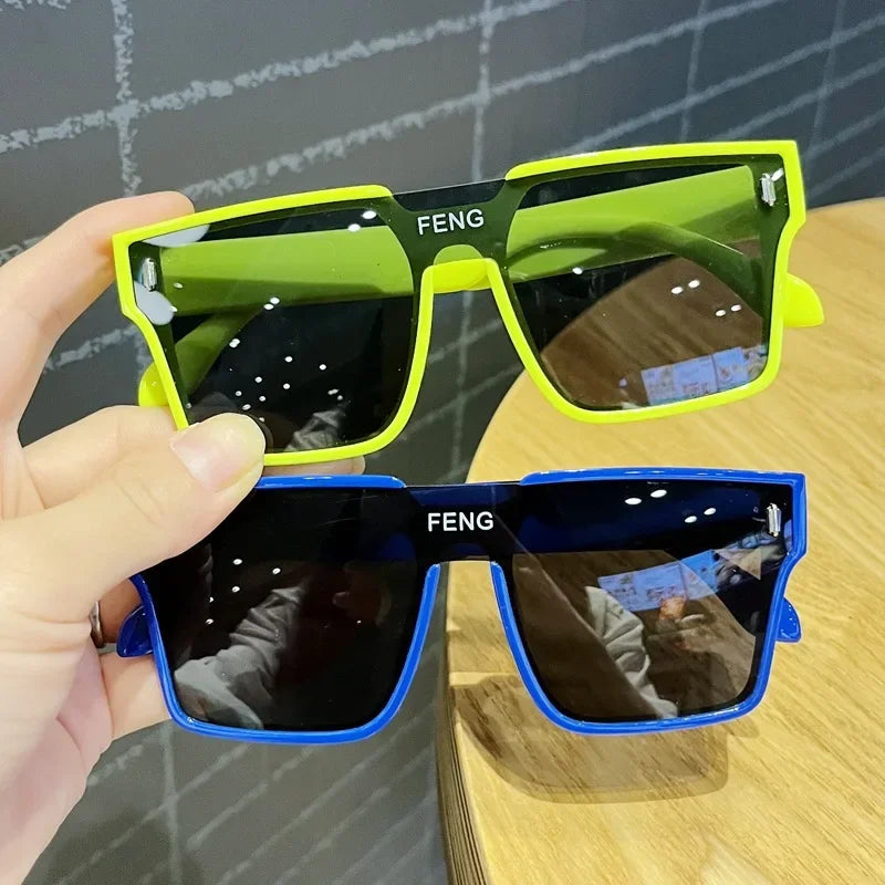 Fashion Kids Sunglasses Children Brand Square Sun Glasses Anti-uv Baby Sun-shading Eyeglasses Girl Boy Sunglass UV400 Eyewear