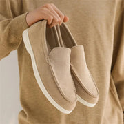 Men's Casual Shoes Suede Leather Loafers Classic British Style Men Shoes Lightweight Soft Moccasins Male Slip on Driving Flats MU Group