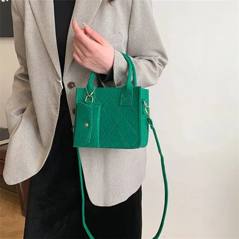 Ensemble 3pcs Sac à Main Femme Embossé – Sac Bandoulière, Pochette et Portefeuille, Sac Carré Unicolore - Justyol