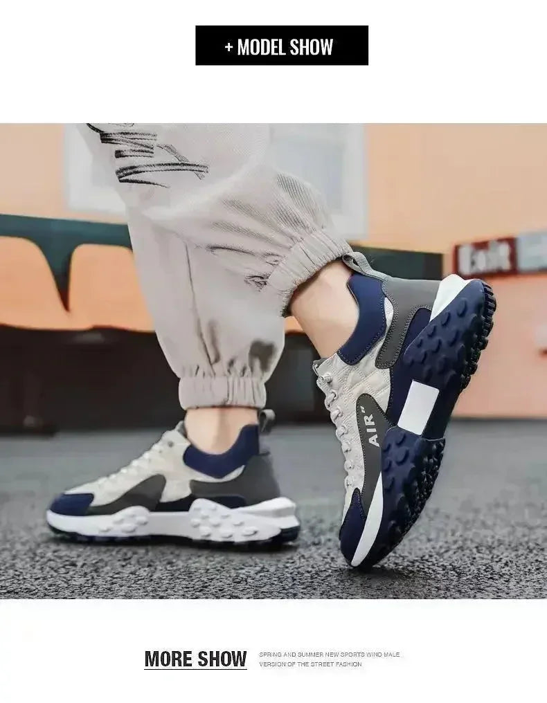 Sneakers Homme Casual avec Design Moderne et Confortable – Idéales pour l’Usage Quotidien
