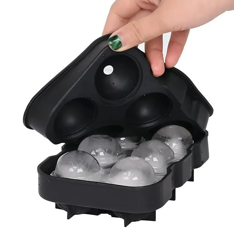 Grands plateaux en silicone pour congélateur, moules à cubes réutilisables avec couvercle, boule de whisky, moule à glace en diamant