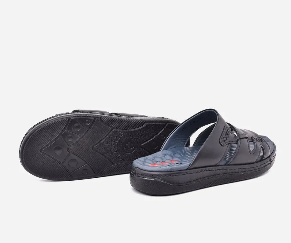 Sandales homme medical en cuir véritable – op148