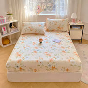 Drap-housse coton imprimé doux 180x200 cm