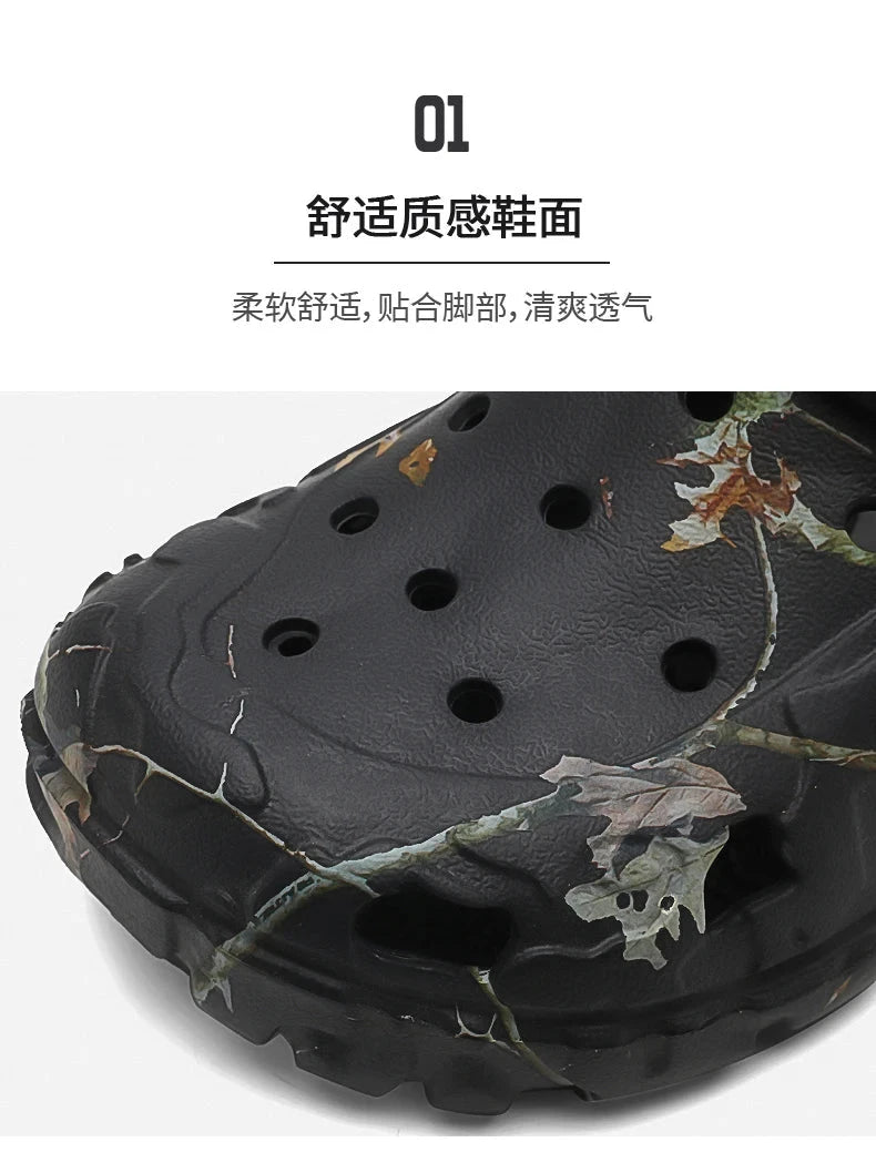 Men Shoes Slippers Men Garden Flat Sandals Platform Sandals Man Summer Sandals 2024 Male Sneakers Outdoor Flip Flops Home Clogs MU Group