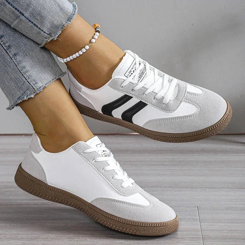 Sneakers Femme Confortables et Pratiques avec Semelle en Caoutchouc Antidérapante - Justyol