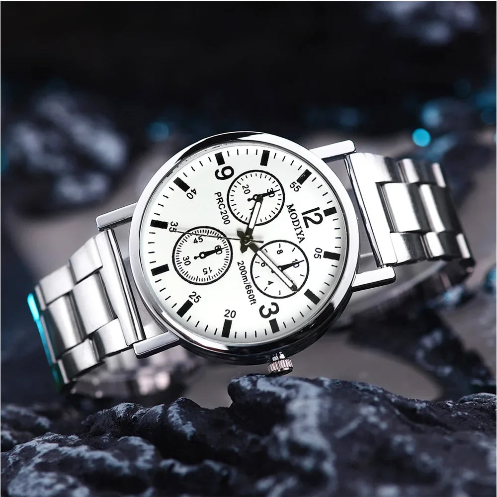 Fashion Men Watches for Man Wristwatches Watches for Men Stainless Steel Quartz Watch 2024 Fashion Mens Watches Luxury Reloj