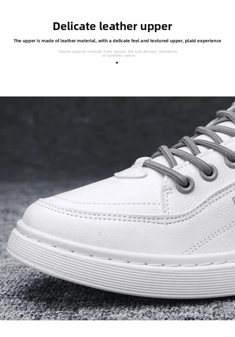 Chaussures Homme Blancs – Sneakers Tendances et Respirantes, Baskets de Sport et Loisirs, Chaussures Printemps Été 2025