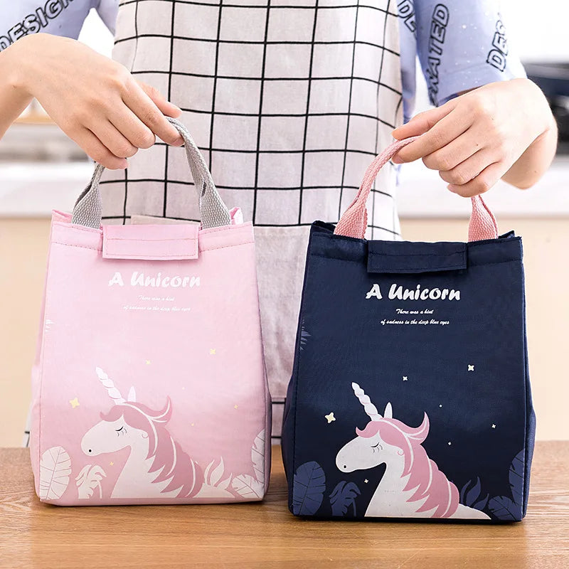 Cartoon Cooler Lunch Bag for Picnic Kids Women Travel Thermal Breakfast Organizer Insulated Waterproof Storage Bag Lunch Box Sac