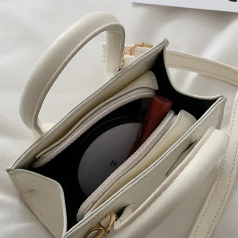 Mini Sac à Main Femme – Sac Rétro Carré, Sac à Bandoulière et Messenger Élégant et Polyvalent - Justyol