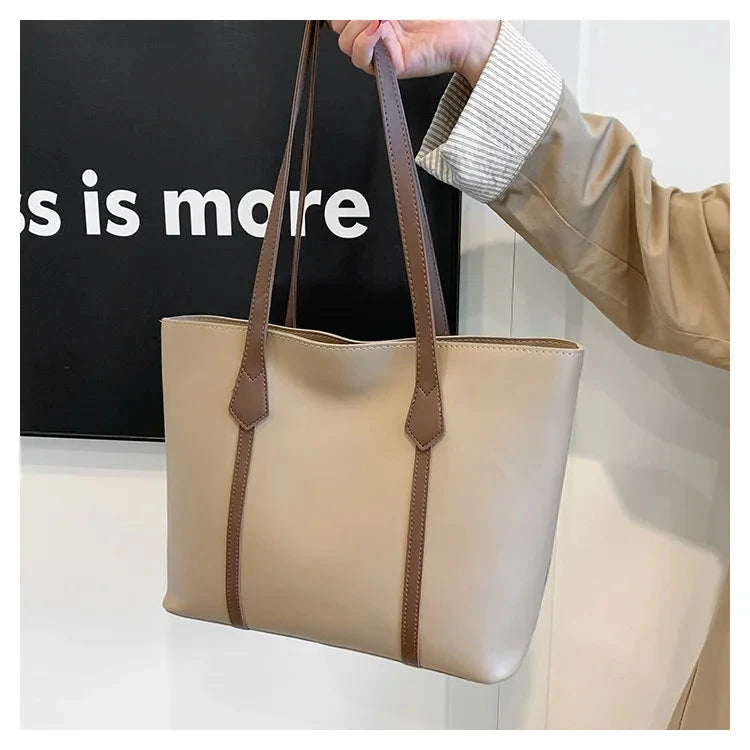Women's bag New summer black handbag large capacity shoulder bag niche commuter woman bag Tote bag MU Group