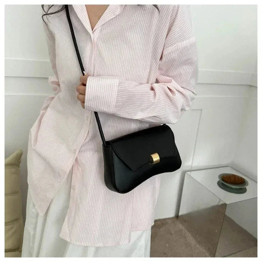 Sac à Main Femme Tendance – Sac Bandoulière Retro avec Appliques, Sac Crossbody Mini, Sac Sous l'Aisselle Élégant - Justyol