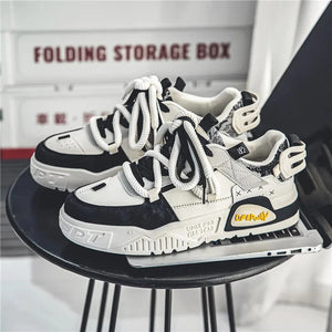 Men's motorcycle shoes, trendy and fashionable board shoes MU Group