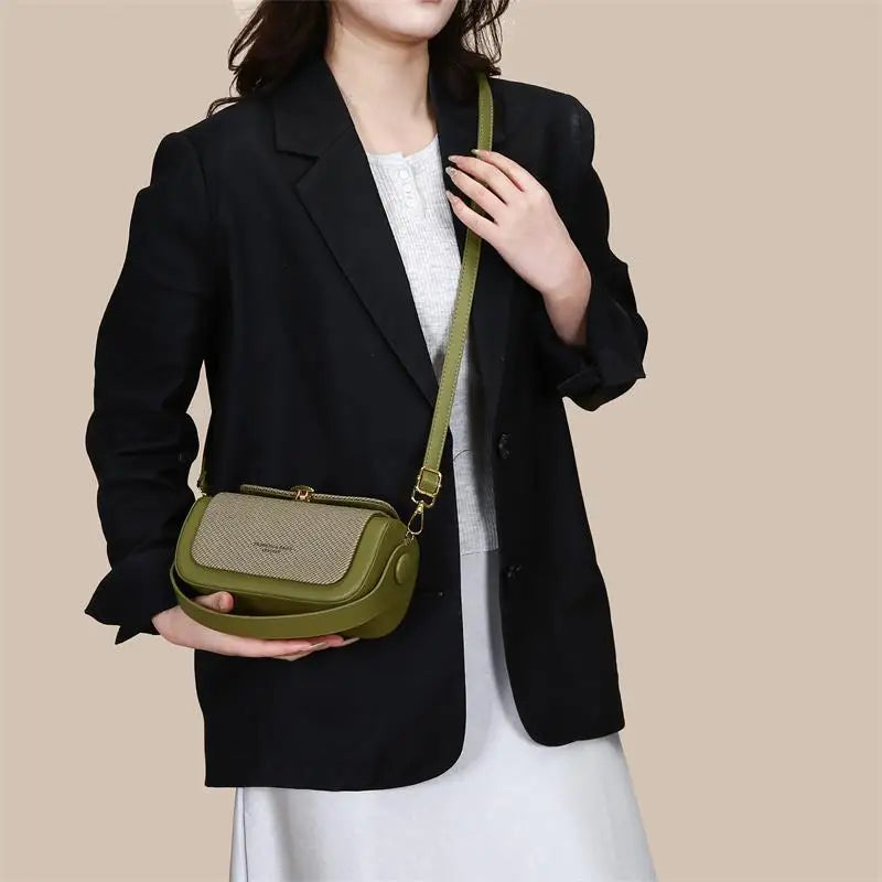 Sac Bandoulière Femme Carré en PU – Sac à Main Vintage Détachable et Tendance