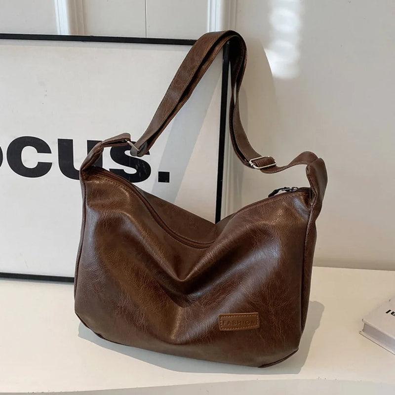 Sac Sous l'Aisselle Femme – Sac Dumpling Rétro, Sac à Bandoulière Tendance et Polyvalent, Sac Bandoulière et Crossbody