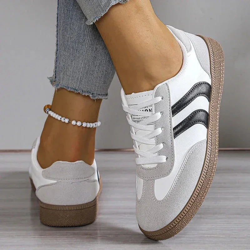 Sneakers Femme Confortables et Pratiques avec Semelle en Caoutchouc Antidérapante - Justyol