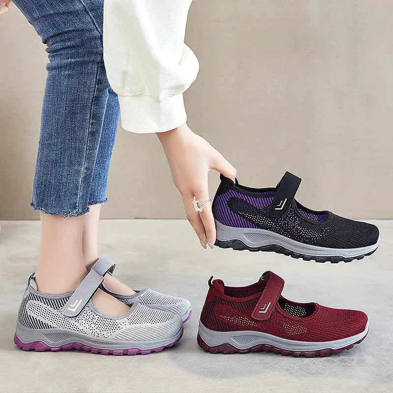 Chaussure Sportive Femme Casual Légère et Douce – Design Antidérapant pour un Confort Optimal - Justyol