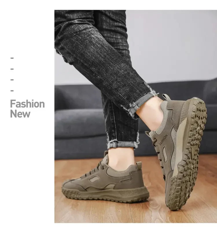2025 popular fashion, lightweight and breathable labor insurance shoes, tooling shoes, casual men's shoes MU Group