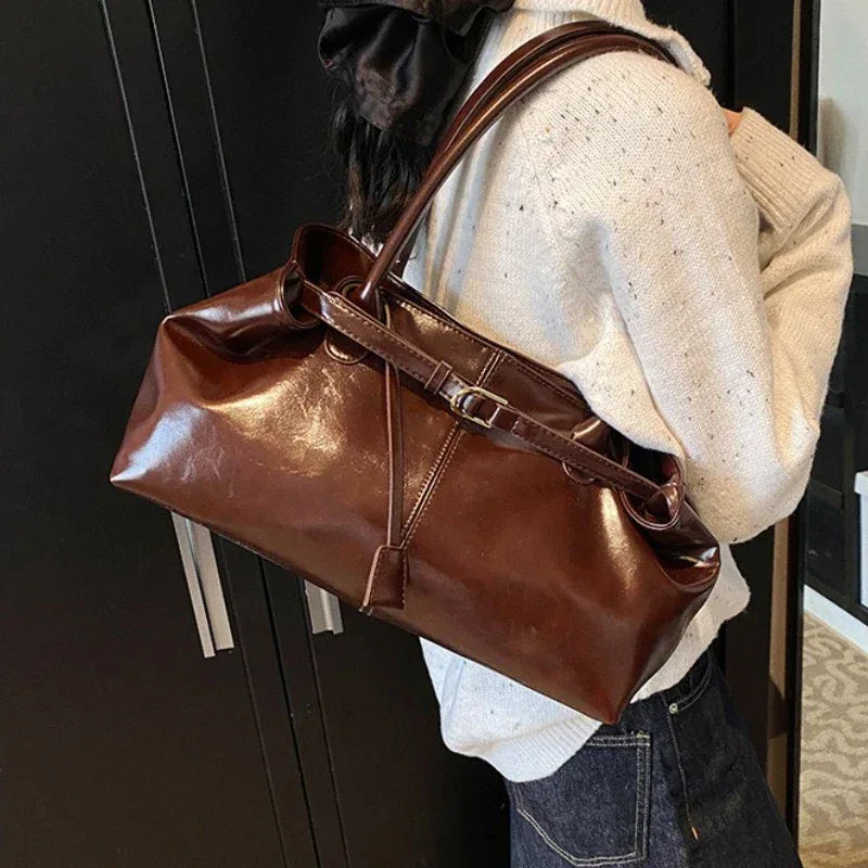 Sac à Main Femme Vintage –Grande Capacité et Sac Bandoulière Pratique - Justyol