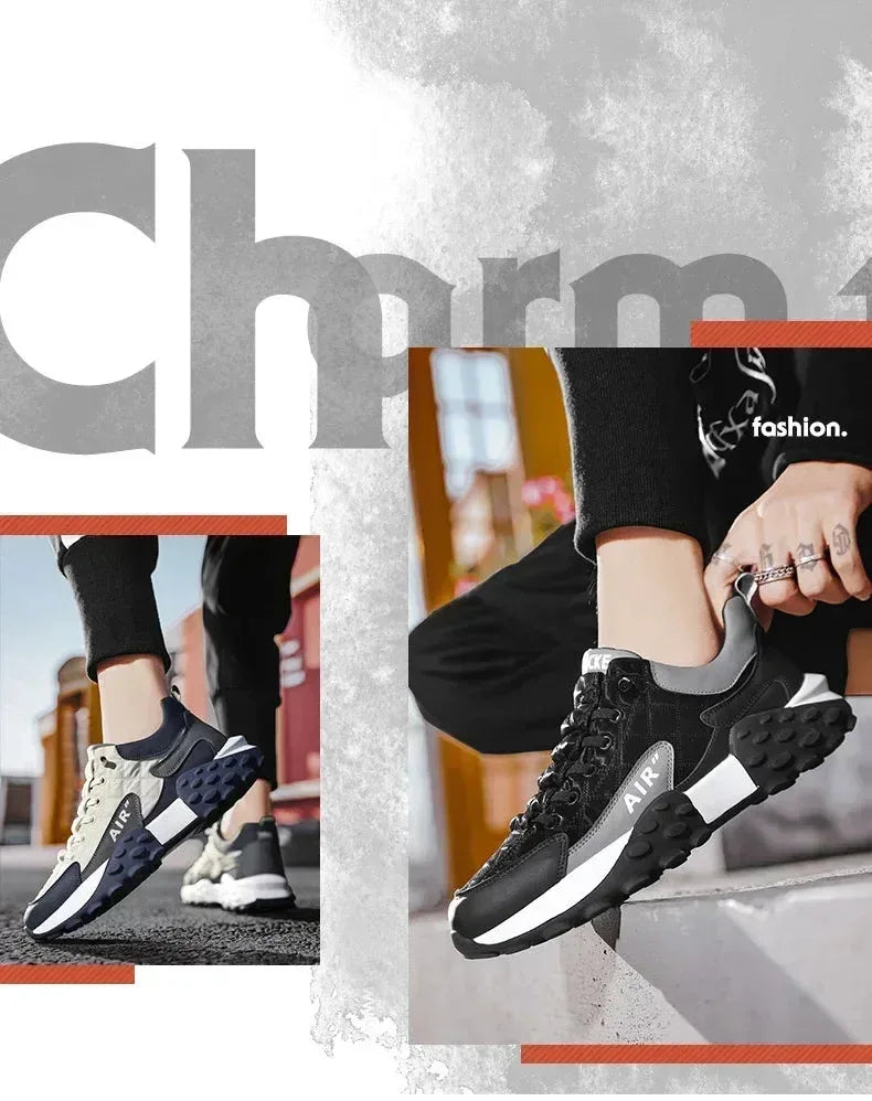 Sneakers Homme Casual avec Design Moderne et Confortable – Idéales pour l’Usage Quotidien