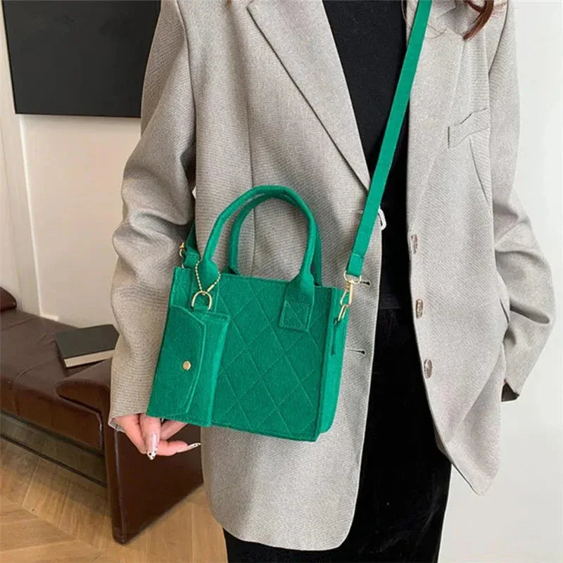 Ensemble 3pcs Sac à Main Femme Embossé – Sac Bandoulière, Pochette et Portefeuille, Sac Carré Unicolore - Justyol