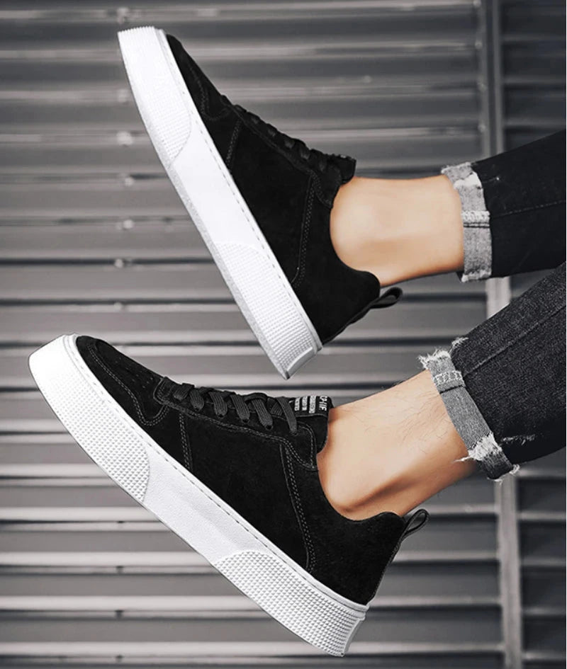 Trend Men's Casual Sneakers Lightweight Flat Shoes Comfortable Non Slip Running Shoes Soft Sole Vulcanized Shoes for Men Zapatos MU Group