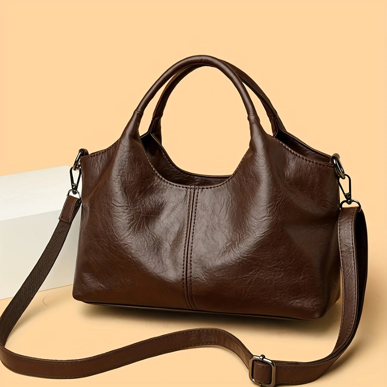 Sac à Main Femme Grande Capacité – Sac Bandoulière Détachable Élégant