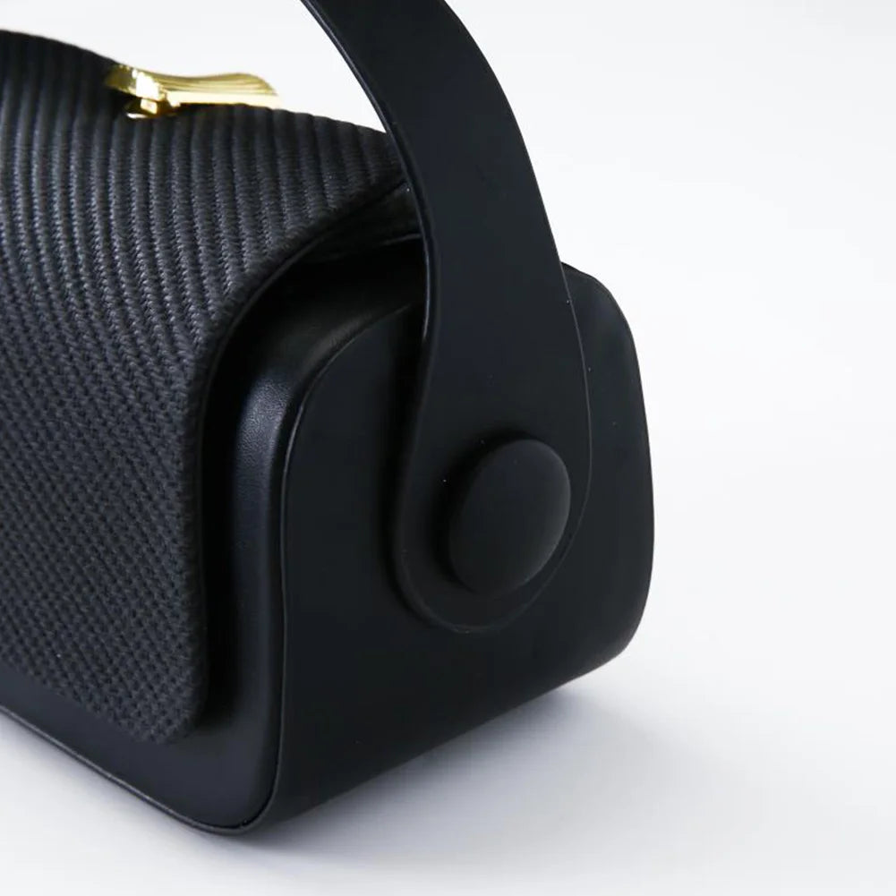 Sac Bandoulière Femme Carré en PU – Sac à Main Vintage Détachable et Tendance