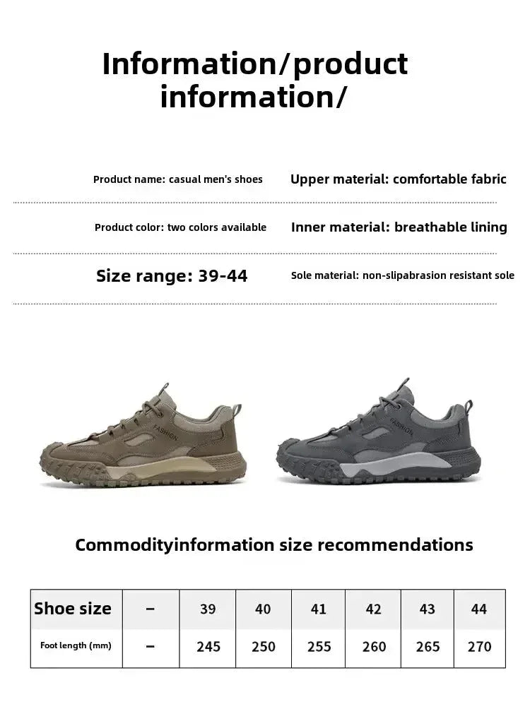 Chaussures Homme Respirantes et Légères – Baskets Casual et Outils, Chaussures de Travail et de Loisirs, Modèle 2025