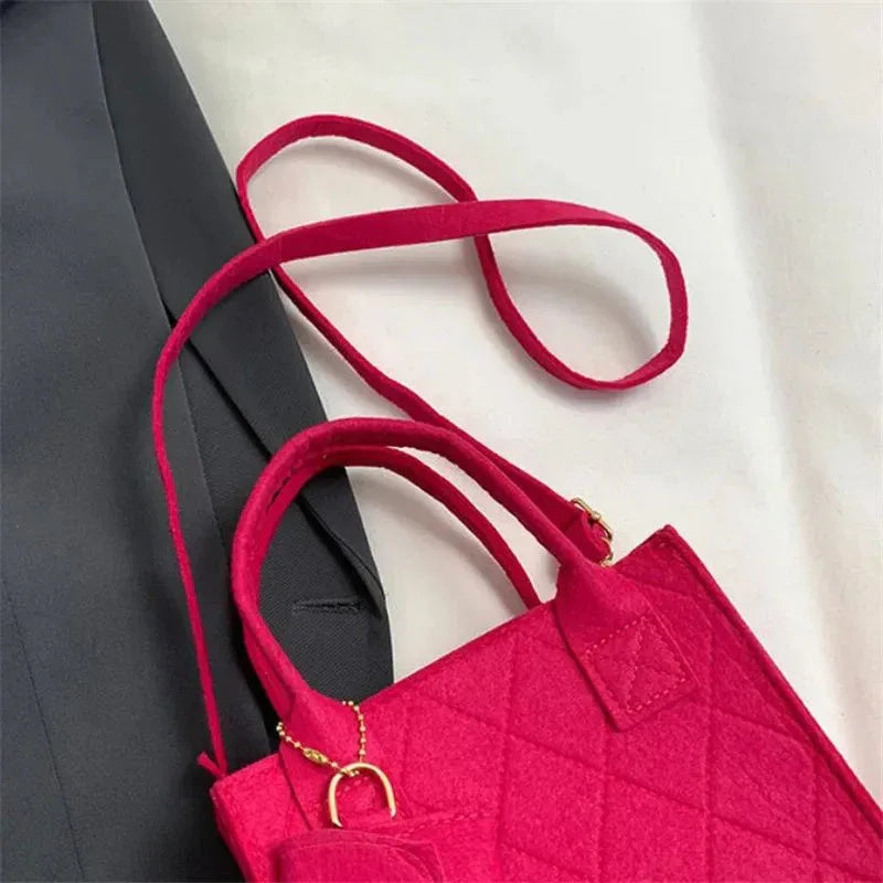 Ensemble 3pcs Sac à Main Femme Embossé – Sac Bandoulière, Pochette et Portefeuille, Sac Carré Unicolore - Justyol