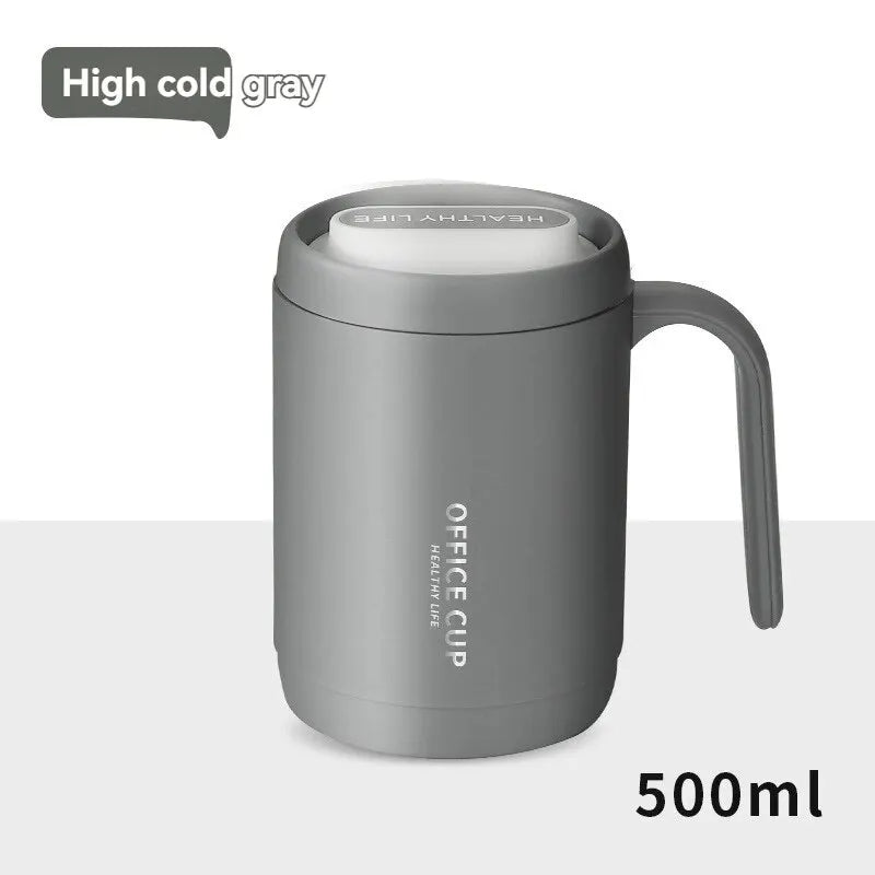 Tasse à café de grande capacité avec couvercle, tasse à lait, tasse à boire, grande valeur, simple, créatif, spécial, bureau, étudiants, 1 pièce