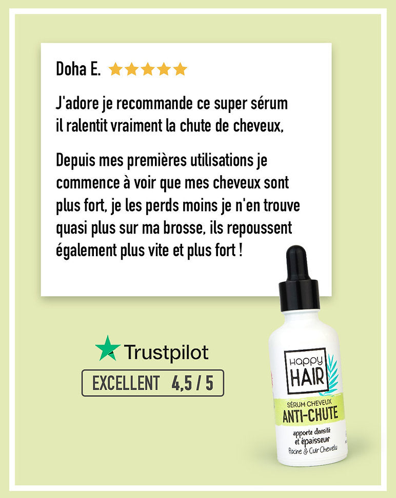 Sérum ANTI-CHUTE pour Stopper la Chute et Fortifier les Cheveux | UrbanK URBANK