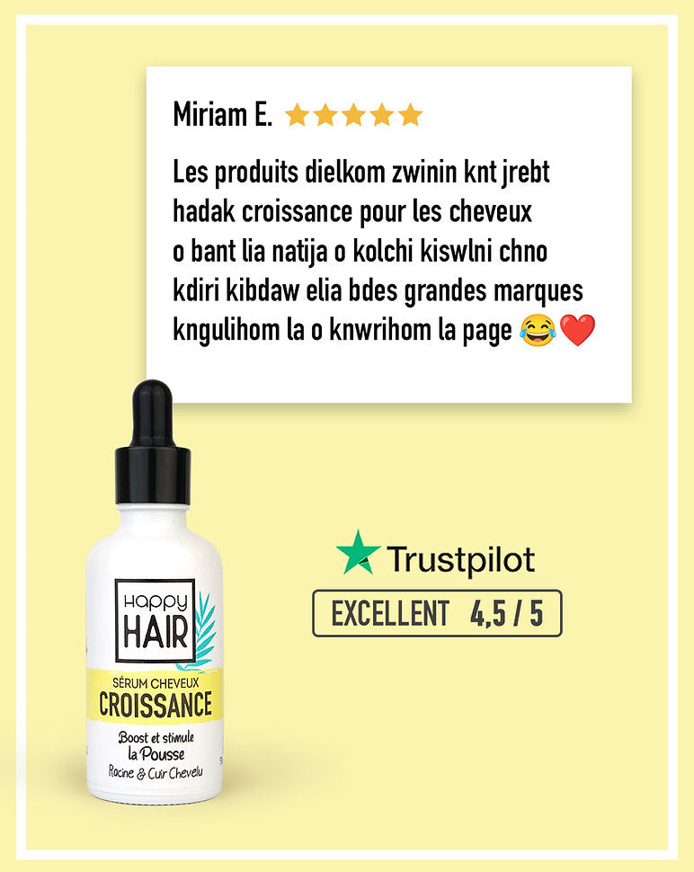 Sérum ANTI-CHUTE pour Stopper la Chute et Fortifier les Cheveux | UrbanK URBANK