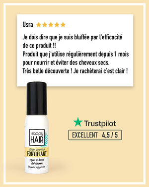 Sérum FORTIFIANT pour des Cheveux en Volume et sans Fourches | UrbanK URBANK