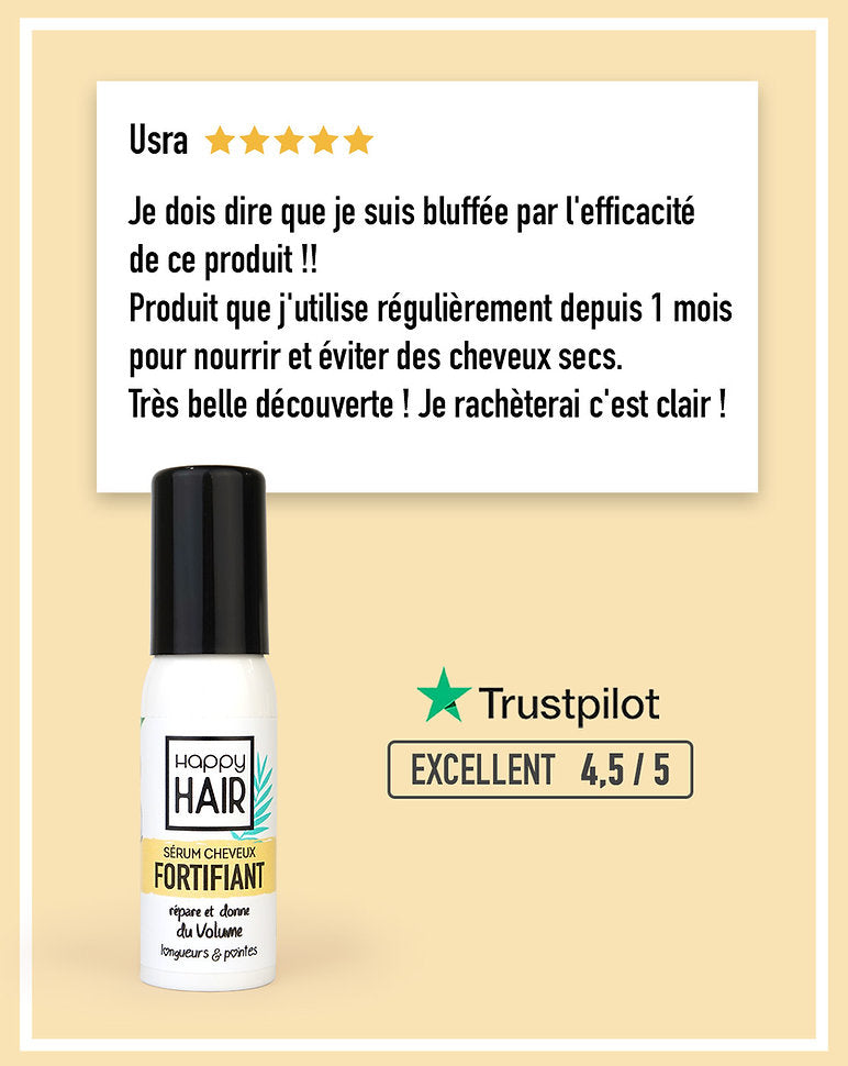 Sérum FORTIFIANT pour des Cheveux en Volume et sans Fourches | UrbanK URBANK