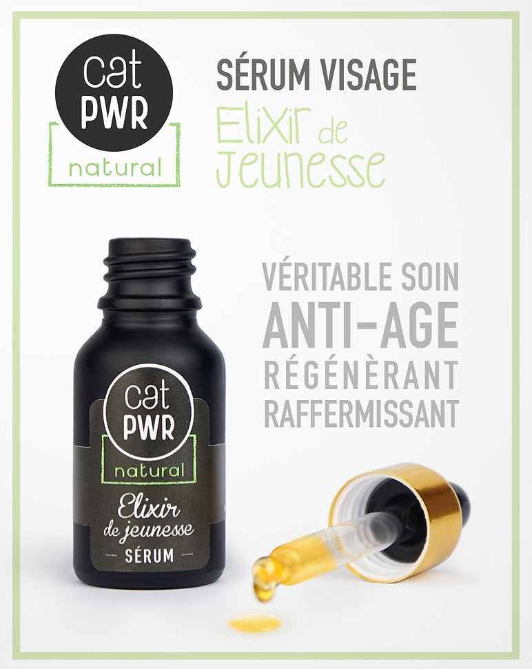ELIXIR de JEUNESSE Sérum Visage de Nuit Anti-Age & Anti-Rides  | UrbanK URBANK