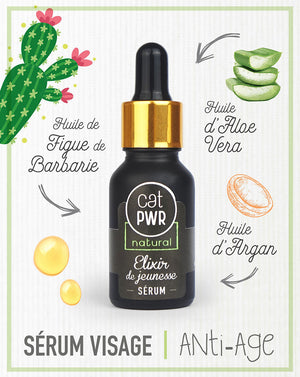 ELIXIR de JEUNESSE Sérum Visage de Nuit Anti-Age & Anti-Rides  | UrbanK URBANK