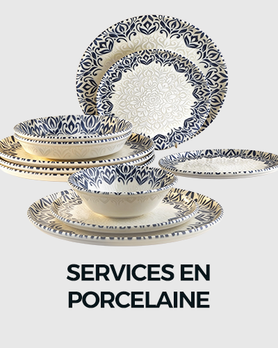 Services en porcelaine