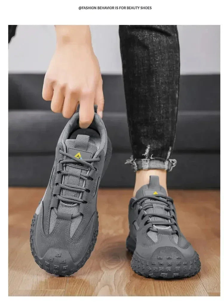 Chaussures Homme Respirantes et Légères – Baskets Casual et Outils, Chaussures de Travail et de Loisirs, Modèle 2025