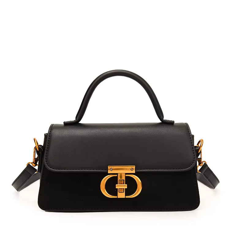 Sac à Main Femme Petit Cuir – Sac Armpit Vintage, Sac Bandoulière avec Chaîne et Fermeture à Zip et Boucle - Justyol