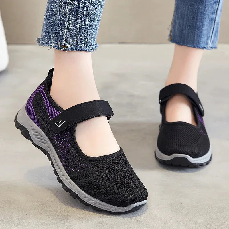Chaussure Sportive Femme Casual Légère et Douce – Design Antidérapant pour un Confort Optimal - Justyol