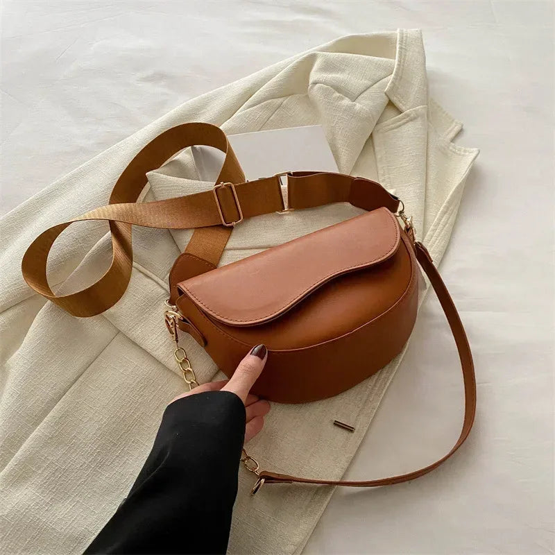 Sac à Main Femme Vintage en Cuir PU – Sac à Bandoulière à Double Poignées, Sac Crossbody Solide et Élégant - Justyol
