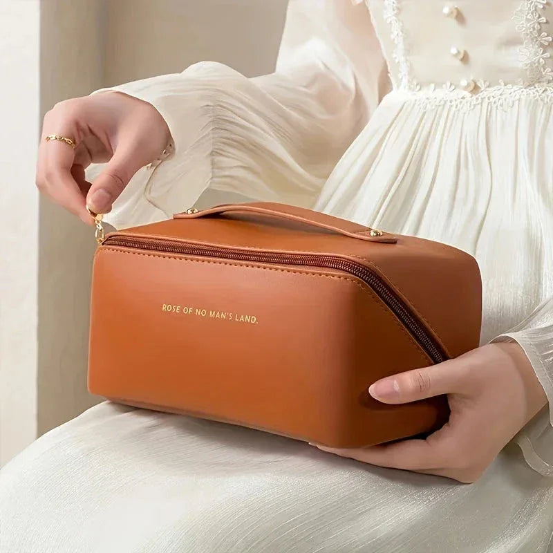 Organisateur de Maquillage Femme – Trousse de Voyage Cosmétique de Luxe, Sac de Rangement pour Cosmétiques avec Fermeture à Zip - Justyol