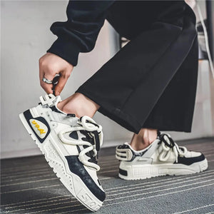 Men's motorcycle shoes, trendy and fashionable board shoes MU Group